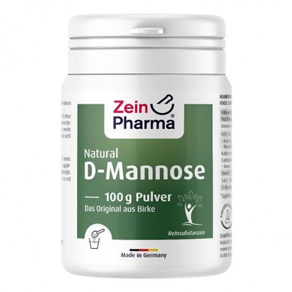 Пищевая добавка с D-маннозой NATURAL D-Mannose Powder 100 гр Zein Pharma Пищевая добавка с D-маннозой NATURAL D-Mannose Powder 100 гр Zein Pharma